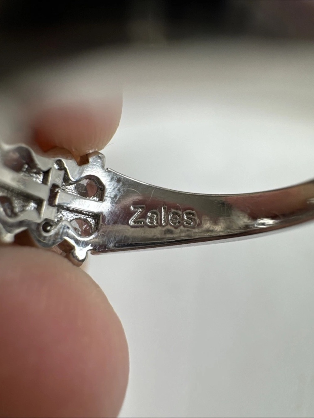 Marilyn Monroe™ Collection Baguette and Round Stone Band Size 5 Ring - Picture 8 of 11